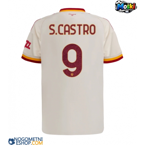 Moški Nogometni dresi AS Roma Santiago Castro #9 Gostujoči 2026-27 Kratek Rokav